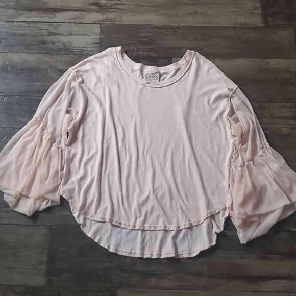 Free People Still Got it Tee in Blush Pink - Picture 5 of 13